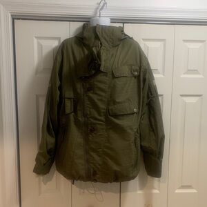 Men's Military Field Jacket - Olive Green